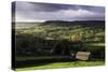 View Down the Valley of Swaledale Taken from Just Outside Reeth-John Woodworth-Stretched Canvas