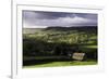 View Down the Valley of Swaledale Taken from Just Outside Reeth-John Woodworth-Framed Photographic Print