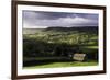 View Down the Valley of Swaledale Taken from Just Outside Reeth-John Woodworth-Framed Photographic Print