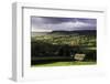 View Down the Valley of Swaledale Taken from Just Outside Reeth-John Woodworth-Framed Photographic Print