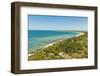 View east from Le Phare des Baleines (Lighthouse of the Whales) at west tip of the island, Ile de R-Robert Francis-Framed Photographic Print