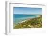 View east from Le Phare des Baleines (Lighthouse of the Whales) at west tip of the island, Ile de R-Robert Francis-Framed Photographic Print