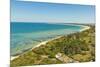 View east from Le Phare des Baleines (Lighthouse of the Whales) at west tip of the island, Ile de R-Robert Francis-Mounted Photographic Print