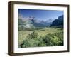 View East from Logan Pass, Glacier National Park, Montana, USA-Julian Pottage-Framed Photographic Print