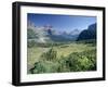 View East from Logan Pass, Glacier National Park, Montana, USA-Julian Pottage-Framed Photographic Print