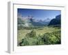 View East from Logan Pass, Glacier National Park, Montana, USA-Julian Pottage-Framed Photographic Print