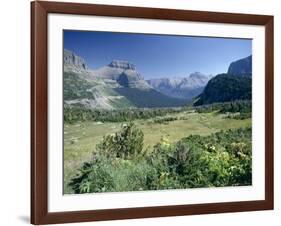 View East from Logan Pass, Glacier National Park, Montana, USA-Julian Pottage-Framed Photographic Print