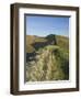 View East to Kings Hill, Hadrians Wall, UNESCO World Heritage Site, Northumbria National Park, Nort-James Emmerson-Framed Premium Photographic Print