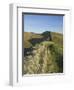 View East to Kings Hill, Hadrians Wall, UNESCO World Heritage Site, Northumbria National Park, Nort-James Emmerson-Framed Photographic Print