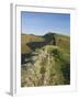 View East to Kings Hill, Hadrians Wall, UNESCO World Heritage Site, Northumbria National Park, Nort-James Emmerson-Framed Photographic Print