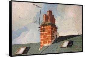 View from 38 Chesterfield Rd-Thomas MacGregor-Framed Stretched Canvas