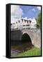 View from a Canal (Mittelburggraben) to the Market Square-Markus Lange-Framed Stretched Canvas