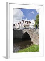 View from a Canal (Mittelburggraben) to the Market Square-Markus Lange-Framed Photographic Print