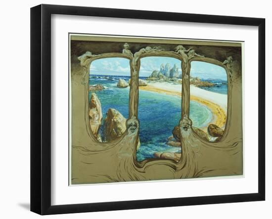 View from a Carriage Window-Frantisek Kupka-Framed Giclee Print