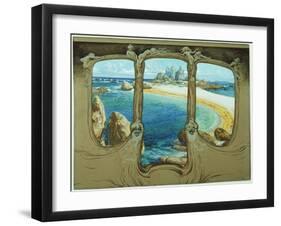 View from a Carriage Window-Frantisek Kupka-Framed Giclee Print