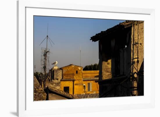 View from a Hotel, Rome, Italy-Françoise Gaujour-Framed Photographic Print