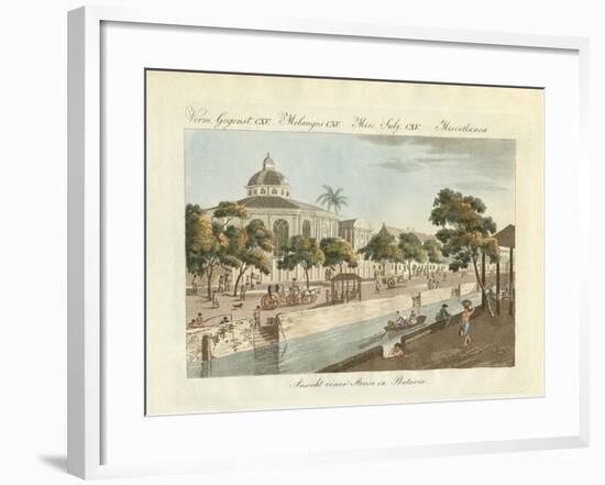 View from a Part of the Town of Batavia-null-Framed Giclee Print