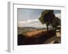 View from a Road Leading to East Bergholt-John Constable-Framed Giclee Print