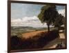 View from a Road Leading to East Bergholt-John Constable-Framed Giclee Print