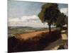 View from a Road Leading to East Bergholt-John Constable-Mounted Giclee Print