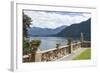 View from a Terrace, Villa Barbonella, Lake Como, Italian Lakes, Lombardy, Italy, Europe-James Emmerson-Framed Photographic Print