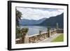 View from a Terrace, Villa Barbonella, Lake Como, Italian Lakes, Lombardy, Italy, Europe-James Emmerson-Framed Photographic Print