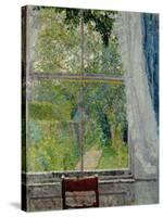 View from a Window-Spencer Frederick Gore-Stretched Canvas