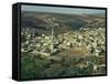 View from Above of Palestinian Village of Gilboa, Mount Gilboa, Palestinian Authority, Palestine-Eitan Simanor-Framed Stretched Canvas