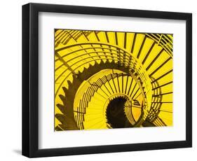 View from Above of Spiral Staircase-Reed Kaestner-Framed Photographic Print