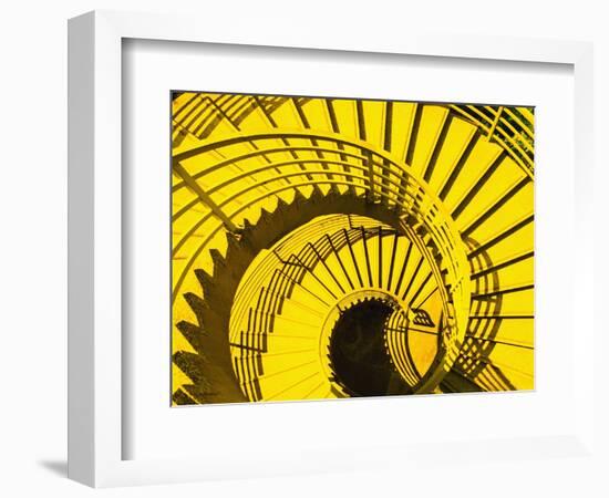 View from Above of Spiral Staircase-Reed Kaestner-Framed Photographic Print