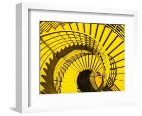 View from Above of Spiral Staircase-Reed Kaestner-Framed Photographic Print