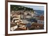 View from above of the Tartini Square, Piran, Slovenia, Europe-Sergio Pitamitz-Framed Photographic Print