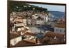 View from above of the Tartini Square, Piran, Slovenia, Europe-Sergio Pitamitz-Framed Photographic Print