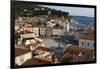 View from above of the Tartini Square, Piran, Slovenia, Europe-Sergio Pitamitz-Framed Photographic Print