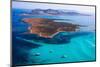 View from Above, Stunning Aerial View of the Isola Piana Island and the Asinara Island Bathed by a-DaLiu-Mounted Photographic Print