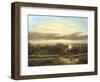 View from Above Wandsworth, Westminster and St Paul's in the Distance' C1849-1866-William James Grant-Framed Giclee Print