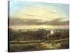 View from Above Wandsworth, Westminster and St Paul's in the Distance' C1849-1866-William James Grant-Stretched Canvas