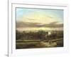 View from Above Wandsworth, Westminster and St Paul's in the Distance' C1849-1866-William James Grant-Framed Giclee Print