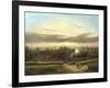 View from Above Wandsworth, Westminster and St Paul's in the Distance' C1849-1866-William James Grant-Framed Giclee Print