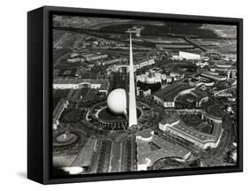 View from Air of Ny World's Fair-null-Framed Stretched Canvas