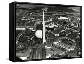 View from Air of Ny World's Fair-null-Framed Stretched Canvas