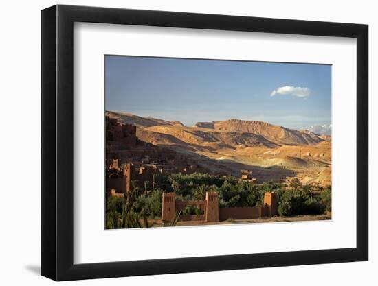 View from Ait Ben Haddou, UNESCO World Heritage Site, Ourzazate, Morocco, Africa-Kymri Wilt-Framed Photographic Print