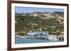 View from Akaroa Harbour to the Main Wharf, Akaroa, Banks Peninsula, Canterbury, South Island, New -Ruth Tomlinson-Framed Photographic Print