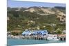 View from Akaroa Harbour to the Main Wharf, Akaroa, Banks Peninsula, Canterbury, South Island, New -Ruth Tomlinson-Mounted Photographic Print