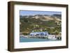 View from Akaroa Harbour to the Main Wharf, Akaroa, Banks Peninsula, Canterbury, South Island, New -Ruth Tomlinson-Framed Photographic Print