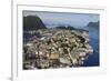 View from Aksla Hill over Alesund and Surrounding Waters, More Og Romsdal, Norway-Eleanor Scriven-Framed Photographic Print