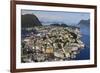 View from Aksla Hill over Alesund and Surrounding Waters, More Og Romsdal, Norway-Eleanor Scriven-Framed Photographic Print