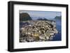 View from Aksla Hill over Alesund and Surrounding Waters, More Og Romsdal, Norway-Eleanor Scriven-Framed Photographic Print