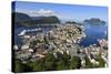 View from Aksla Hill over Alesund, More Og Romsdal, Norway, Scandinavia, Europe-Eleanor-Stretched Canvas