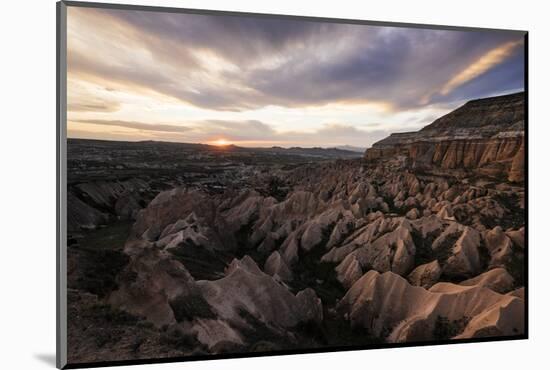 View from Aktepe Hill at Sunset over Red Valley-Ben Pipe-Mounted Photographic Print